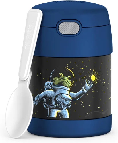 Vista 12 de THERMOS FUNTAINER - Tarro de comida para niños con cuchara, 10 onzas, Baby Shark