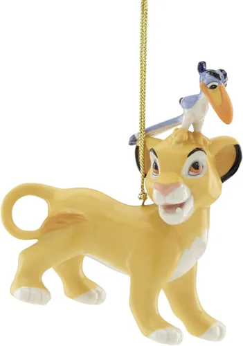 Vista 12 de Adornos de Lenox, adorno navideño de Rudolph y el elefante solitario, porcelana con acentos dorados y cordón para colgar para decoración del árbol
