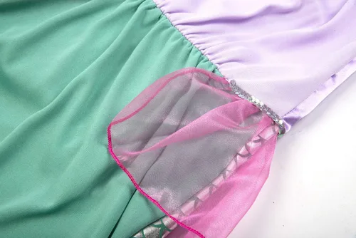Vista 5 de Padete Vestido de fiesta de lentejuelas para niña de manga larga
