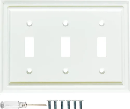 Vista 17 de Placas de pared, cubiertas de toma dúplex, placas de interruptor de luz de palanca, cubierta de interruptor de luz decorativa, placa de pared
