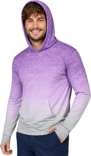 Vista 20 de INGEAR Sudadera con capucha UPF 50+ para hombre, ligera, con protección UV, de secado rápido, absorbe la humedad, con bolsillo Negro
