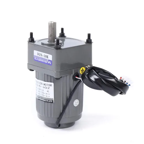 Vista 4 de 15W 10K AC110V 125 RPM Motor reductor de engranajes variable ajustable con controlador de velocidad para la industria