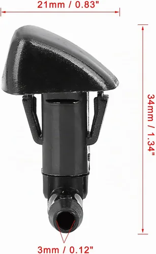 Vista 3 de X AUTOHAUX 76810-SDA-A11 Boquilla limpiaparabrisas para Honda Civic