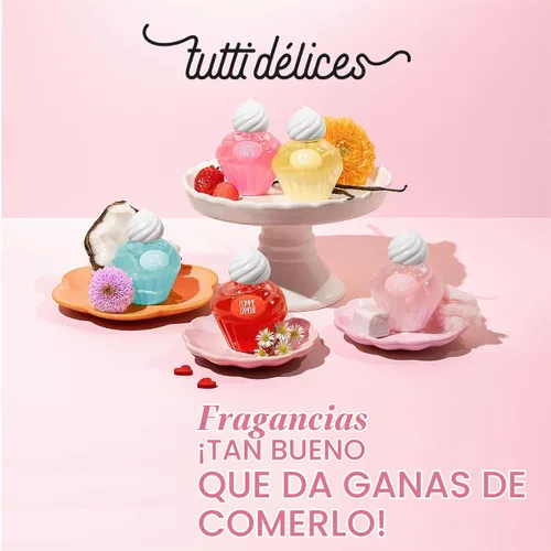 Vista 6 de TUTTI DELICES Candy Apple Gourmand Eau de Toilette para mujer, 1.7 fl oz