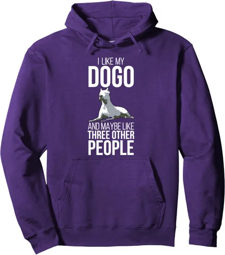Vista 14 de Dogo Argentino Dog Pet Love Rescue Retro Hombres Mujeres Bark Pullover Hoodie