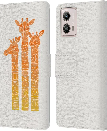 Vista 19 de Head Case Designs Officially Licensed Cat Coquillette Alpacas Animals Leather Book Wallet Case Cover Compatible with Motorola Moto G53 5G