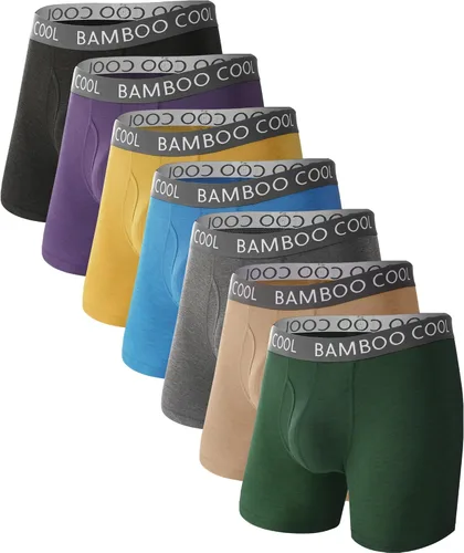 Vista 14 de BAMBOO COOL Paquete de calzoncillos bóxer ultra suaves y transpirables