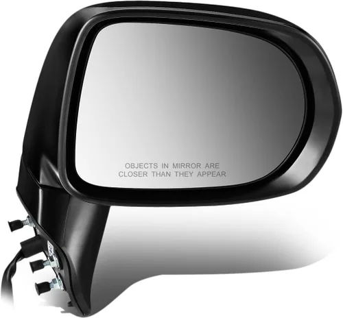 Vista 7 de DNA Motoring OEM-MR-LX1320159 - Espejo de visión de la puerta del lado del conductor con luz de charco de señal de giro de memoria compatible