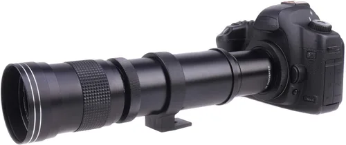 Vista 2 de Lente teleobjetivo zoom de 16.535-31.496 in F/8.3-16 con lente teleconvertidor de 2 X y anillo adaptador de montaje T2/T a PK para cámaras K-5 K-7