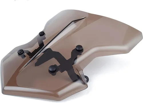 Vista 4 de GLoyer Motorcycle Windshield Compatible with MT03 MT25 2020-2021 Windshield Motorcycle Windscreen Visor Viser Wind Deflector with Bracket MT 03/25