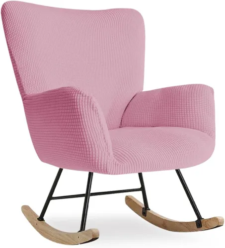 Vista 9 de Funda para silla mecedora de guardería, fundas elásticas para silla de lectura, funda de jacquard moderna para silla de lectura, protector para sala