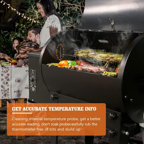 Vista 5 de Sensor de sonda de temperatura RTD para parrillas de ahumadores de pellets