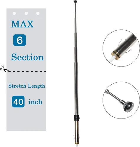 Vista 5 de Anina Mástil de antena de alimentación compatible con Lexus ES250-ES300-GS300-LS400-SC300-SC300-SC400-SC430 Mástil de antena del mercado