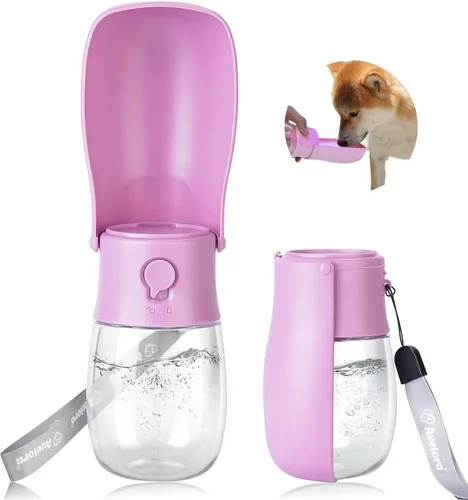 Vista 9 de Botella de agua plegable para perros, dispensador de agua portátil para gatos, conejos, cachorros y animales pequeños, el regalo perfecto