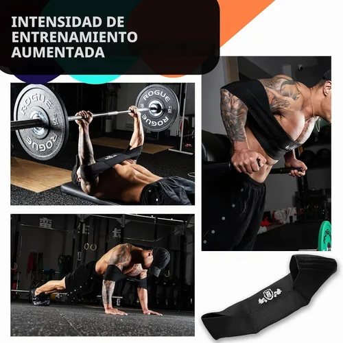 Vista 4 de MANUEKLEAR Bench Press Band, Sling Bench Press Band for Men and Women Power Weight Lifting Fitness - Push Up Exercise Assistance Bench Block