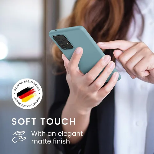 Vista 4 de kwmobile Funda compatible con Samsung Galaxy A52 / A52 5G / A52s 5G - Funda protectora de silicona TPU suave y delgada - Arctic Night