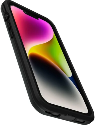 Vista 4 de OtterBox FRē Series - Funda impermeable con MagSafe (diseñada por LifeProof) para iPhone 14 Plus, color negro