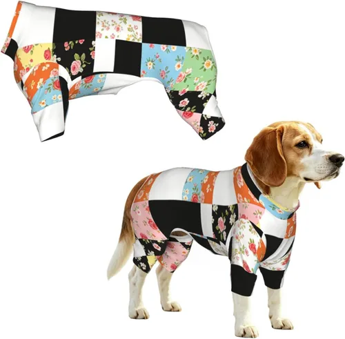 Vista 9 de SWEET TANG Funny Unique Pet Onesie Calming Shirt Christmas Buffalo Plaid Pattern (253)