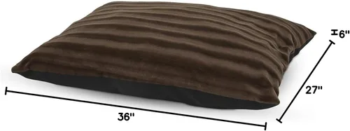 Vista 6 de Petmate Aspen Pet - Cama grande para perro, 27 x 36 pulgadas, marrón, fabricada en Estados Unidos