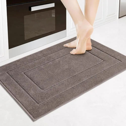 Vista 50 de PURRUGS Alfombra de cocina lavable a máquina, de 24 x 35.5 pulgadas, antideslizantes, antideslizantes, tapetes de pie suaves y superabsorbentes
