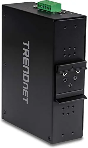 Vista 15 de TRENDnet Interruptor de carril DIN Gigabit PoE+ industrial no administrado