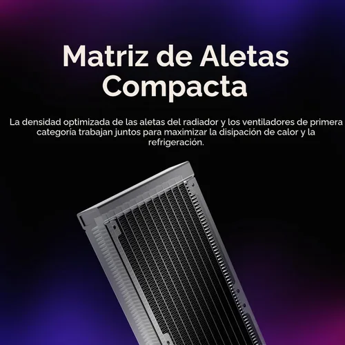 Vista 11 de Cooler Master Elite Liquid 240 AIO Liquid CPU Cooler, ARGB