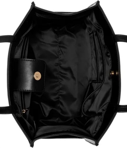 Vista 4 de GUESS Factory Elmore Carryall - Bolsos de mano para mujer, color negro, Negro