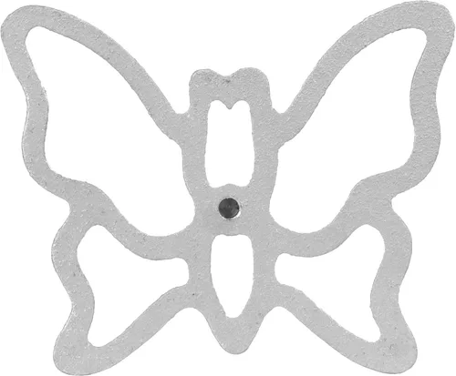 Vista 4 de O'Creme Rosette - Molde de mariposa de hierro para hornear Creates beautifully shaped fried pastries and cookies. Easy-release butterfly design
