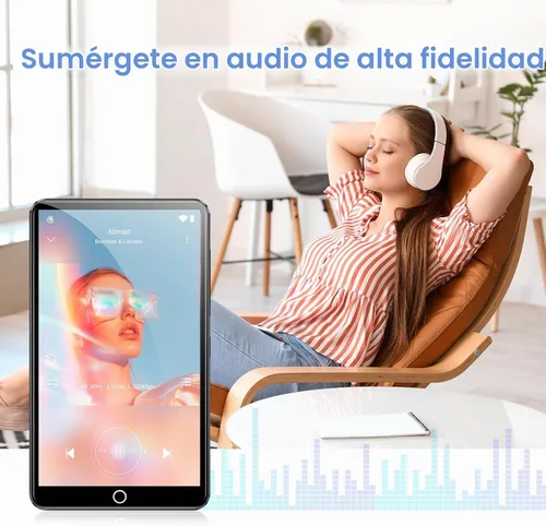 Vista 7 de Reproductor de MP3 Conrain de 80GB con Bluetooth y WiFi, Reproductor de MP3 Android con pantalla táctil de 4.02" con cámara trasera de 13MP