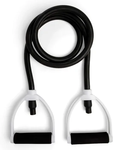 Vista 2 de Champion Sports Bandas de tubo de resistencia para hombres y mujeres, banda elástica duradera para entrenamiento de fuerza, estiramiento