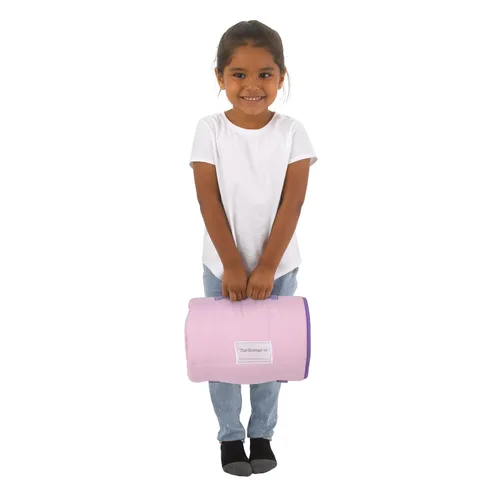 Vista 7 de DreamWorks Gabby's Dollhouse Dream It Up - Tapete para siesta de Pandy Paws rosa y morado