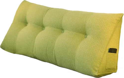 Vista 10 de Almohada triangular de cuña tamaño Queen, almohadas de lectura para sentarse en la cama, sofá, cojín de soporte de espalda, almohadas lumbares