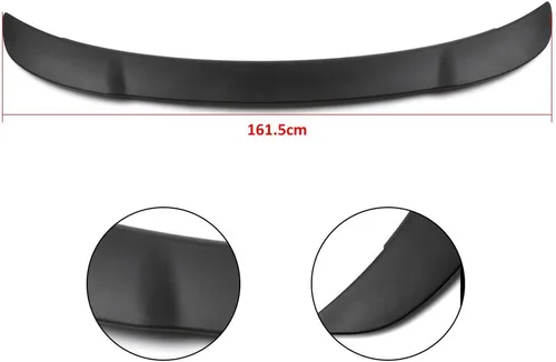 Vista 8 de SCITOO Alerón lateral compatible con Dodge Charger Sedán 2011-2020 negro mate estilo Hellcat para alerón trasero del maletero