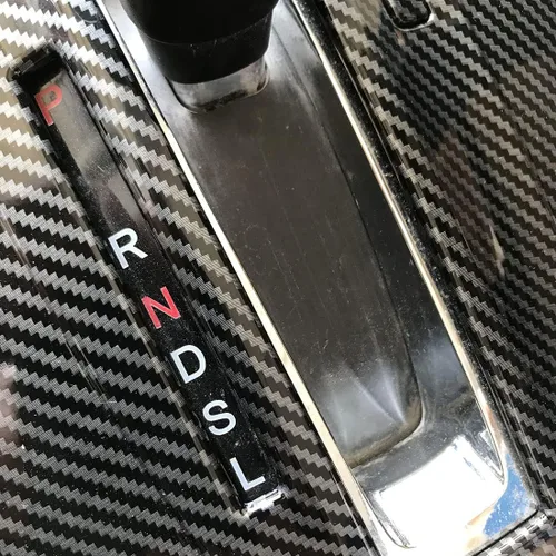 Vista 2 de ruihe Patrón de fibra de carbono para palanca de cambios de coche, panel de consola, cubierta de marco compatible con Honda Accord 2013 2014 2015