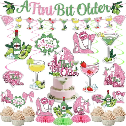 Vista 28 de 35 decoraciones de cumpleaños con texto en inglés "Isn't She Onederful", decoraciones de primer cumpleaños para niñas, fácil instalación, incluye