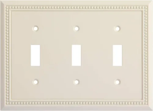 Vista 19 de Henne Bery Sunken Pearls - placa decorativa de pared, placa decorativa de pared, tapa de salida de la placa del interruptor, aleación de zinc sólida