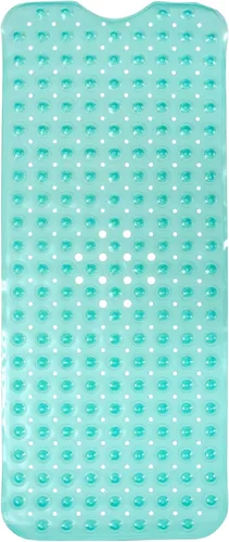 Vista 35 de ENKOSI Tapete de baño antideslizante, extra largo de 40 x 16 pulgadas, tapete antideslizante grande para bañera y ducha con ventosas y agujeros