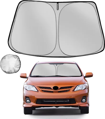 Vista 33 de [Usado] Parasol para parabrisas Che-vrolet/Chevy Silverado 1999-2006 plegable para ventana delantera de automóvil, bloquea los rayos UV y el calor