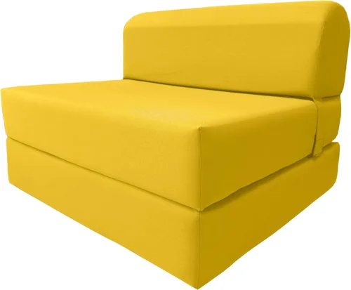 Vista 46 de D&D Futon Furniture. Silla plegable de espuma, sofá de estudio, colchón de espuma plegable para invitados (6 x 24 x 70 pulgadas, negro)