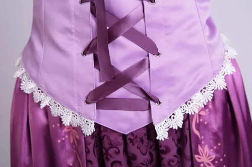 Vista 3 de 530 - Disfraz de princesa azul púrpura para mujer, talla grande