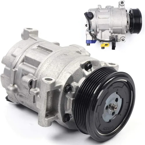 Vista 3 de Compresor de aire del A/C con embrague CO 11048JC para 2006 2009 2010 Au-di A4/A4 Quat-tro 1.8L 2.0L
