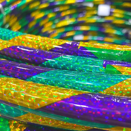 Vista 2 de Hula Hoop de 24 pulgadas - Juego de 12 (docena) Paquete de fiesta festiva