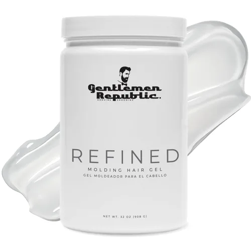 Vista 11 de Gentlemen Republic - Gel para el cabello refinado de 8 onzas, brillo y sujeción las 24 horas