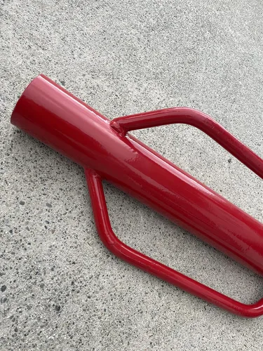 Vista 3 de Sandbaggy Varilla manual de 15.5 libras Rojo Poste T y U Post Driver Pounder 30% más pesado que la competencia Se adapta a postes de hasta