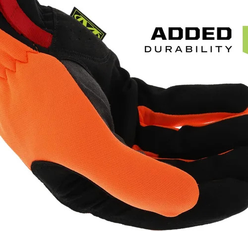 Vista 5 de Guantes FasFit de seguridad fluorescentes y reflectantes Mechanix Wear (anaranjado)