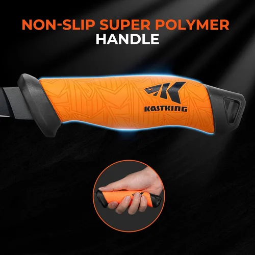 Vista 6 de KastKing Speed Demon Pro - Cuchillo de filete – Hoja de acero inoxidable alemán G4116 afilada como navaja, cuchillos de nivel profesional para E: 9
