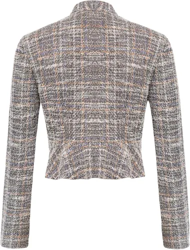 Vista 3 de Belle Poque - Chaqueta de manga larga con volantes para mujer