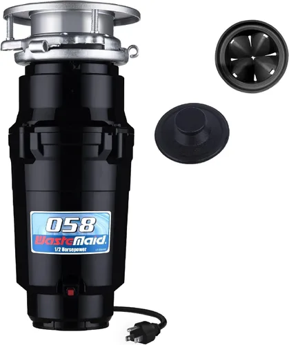 Vista 11 de Waste Maid 10-US-WM-658-3B - Sistema de trituración de residuos de alimentos de acero inoxidable anti-atascos, 1-1/4 HP Premium, Negro