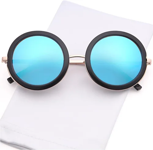 Vista 4 de CATWALK UV400 - Gafas de sol redondas para mujer con diseño de moda y lente flash