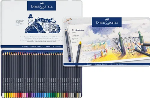 Vista 2 de Faber-Castell Creative Studio Goldfaber - Lápices de color (36 unidades)